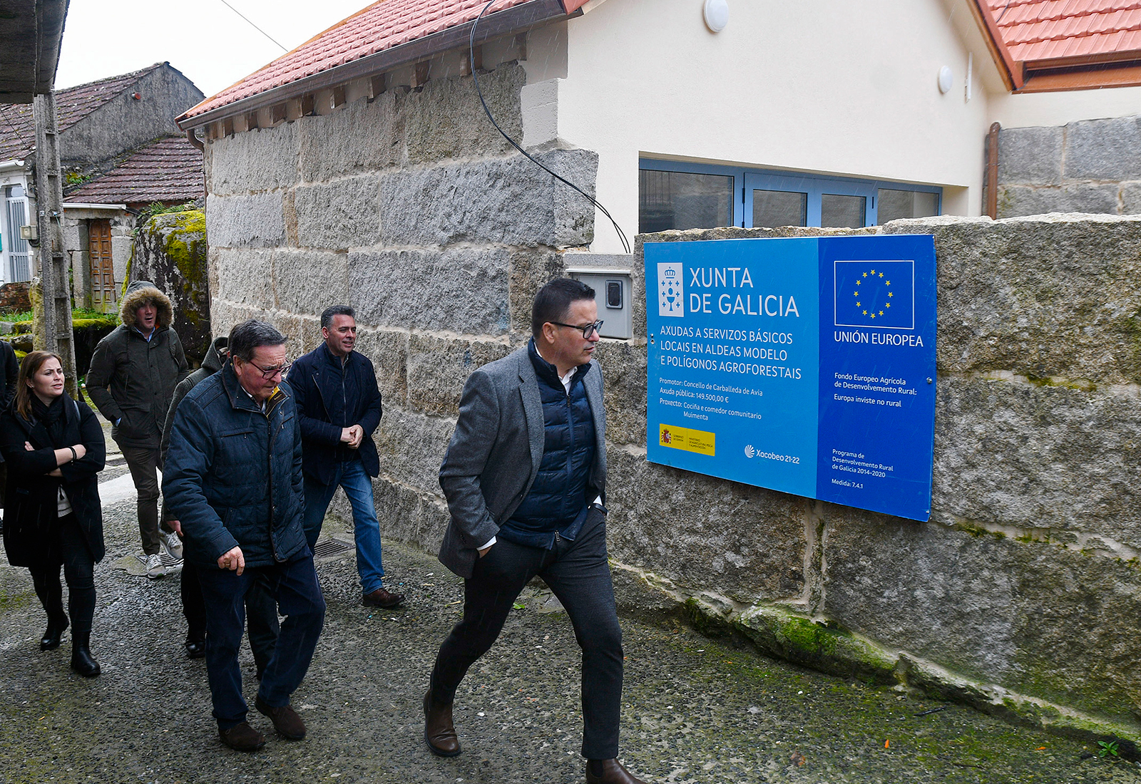 nueva cocina comunitaria de la aldea modelo de Muimenta