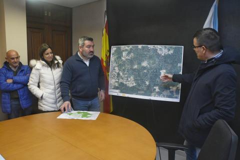 A Xunta avanza nos traballos de posta a punto do polígono agroforestal de San Amaro, na provincia de Ourense